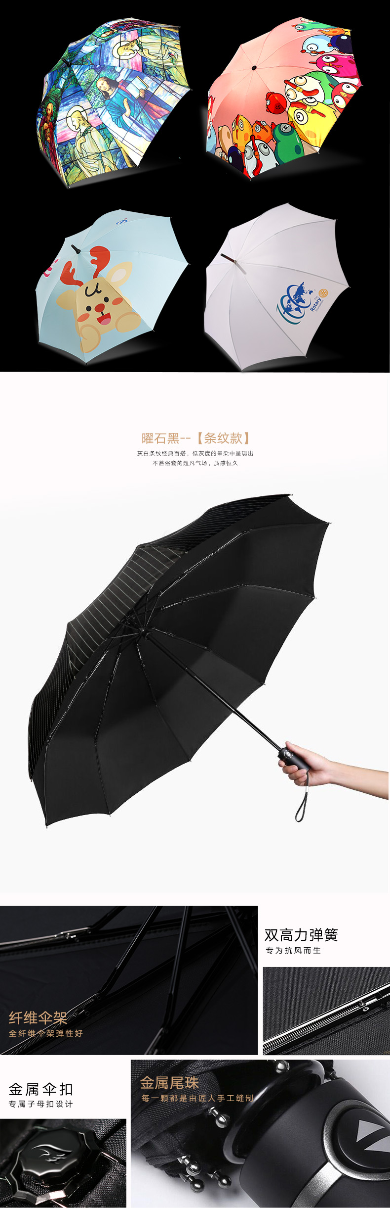 「風暴傘」全自動折疊雨傘定制logo訂做晴雨兩用禮品傘廣告傘 (9).jpg