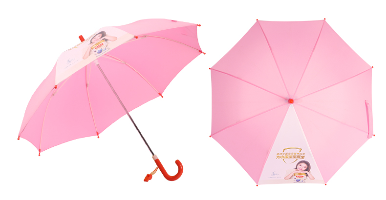 「學生傘」定制兒童雨傘印logo訂做學生長柄卡通禮品傘 (16).jpg