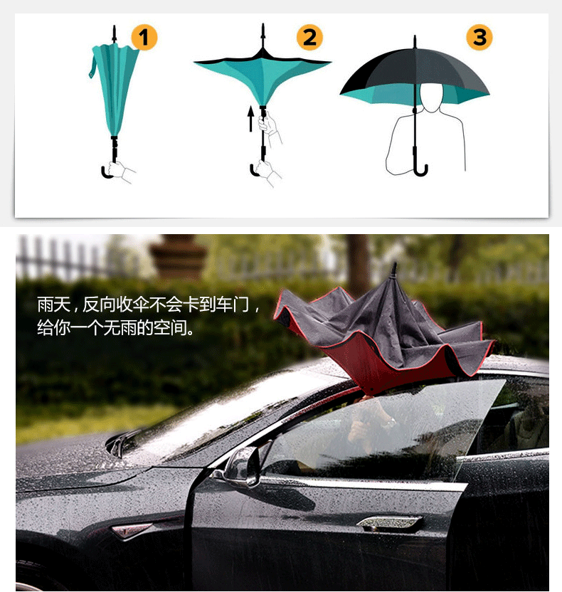 「反向傘」反向雙層免持式雨傘車用可站立長柄傘定制logo (8).jpg