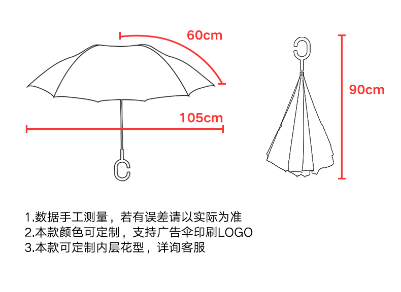 「反向傘」反向雙層免持式雨傘車用可站立長柄傘定制logo (19).jpg